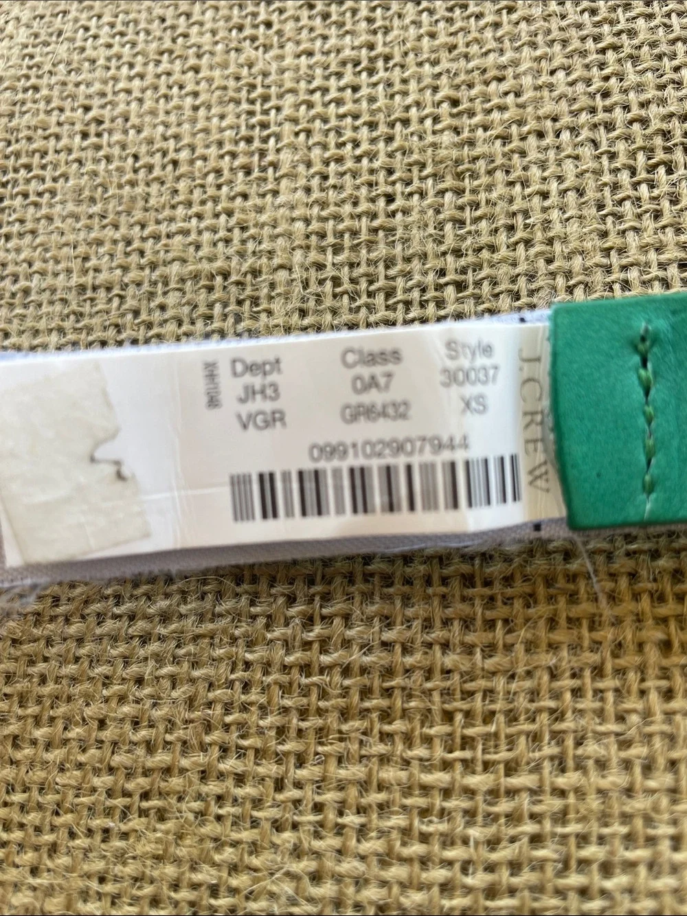 J. Crew Green Leather Belt with Gold Buckle - Picture 7 of 8